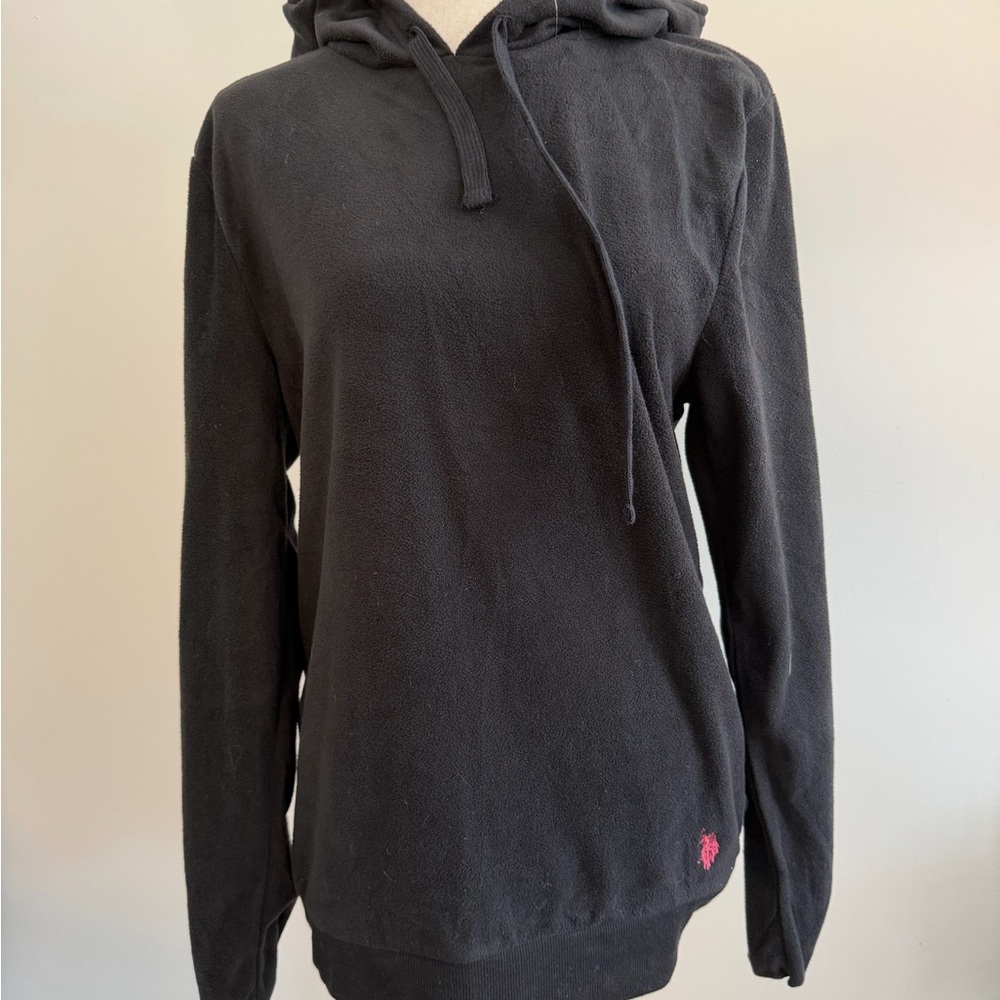 US Polo Assn. Black Pullover Sleepwear Sweater